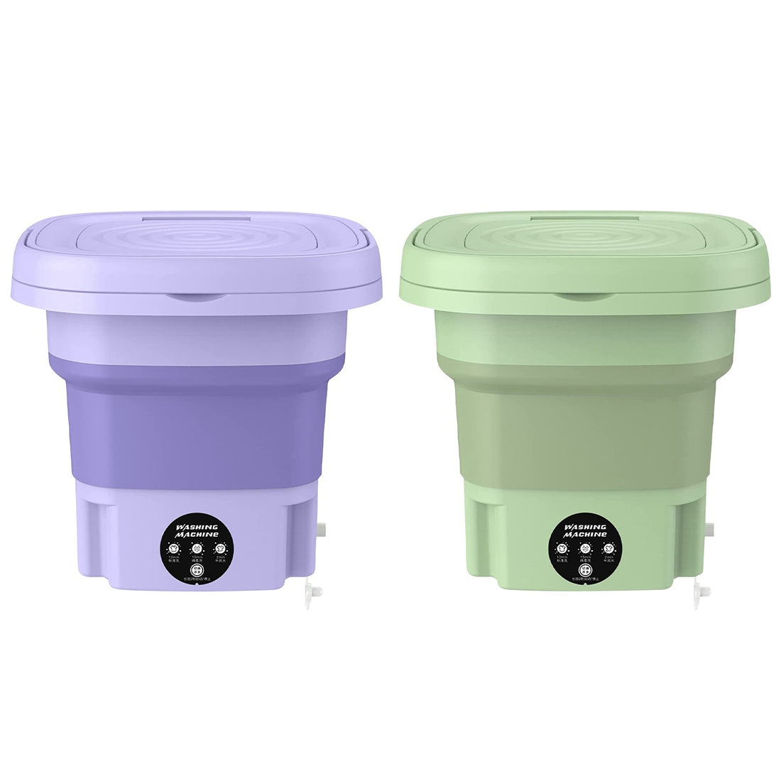 1Pc Portable Washing Machine Foldable Laundry Machine