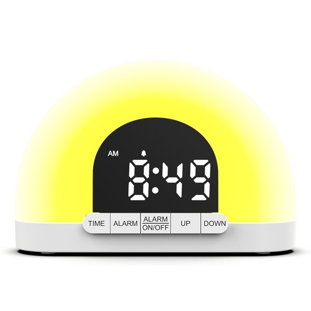 Simulated Electronic Alarm Clock Lamp