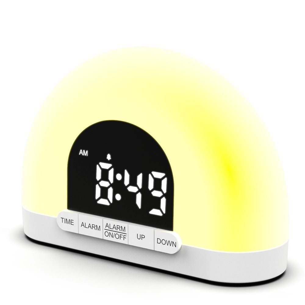 Simulated Electronic Alarm Clock Lamp